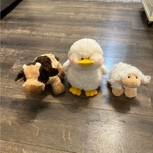 Set of 3 Ganz Webkins Stuffed Animals from 2008-2009